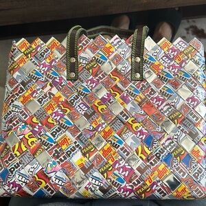 Nahui Ollin Candy Wrapper Purse New